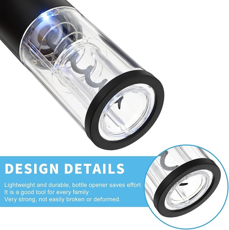 فتاحة زجاجات النبيذ الكهربائية اللاسلكية الأوتوماتيكية مع قاطع رقائق الفويل للمنزل والمطبخ والحفلات - Image 4